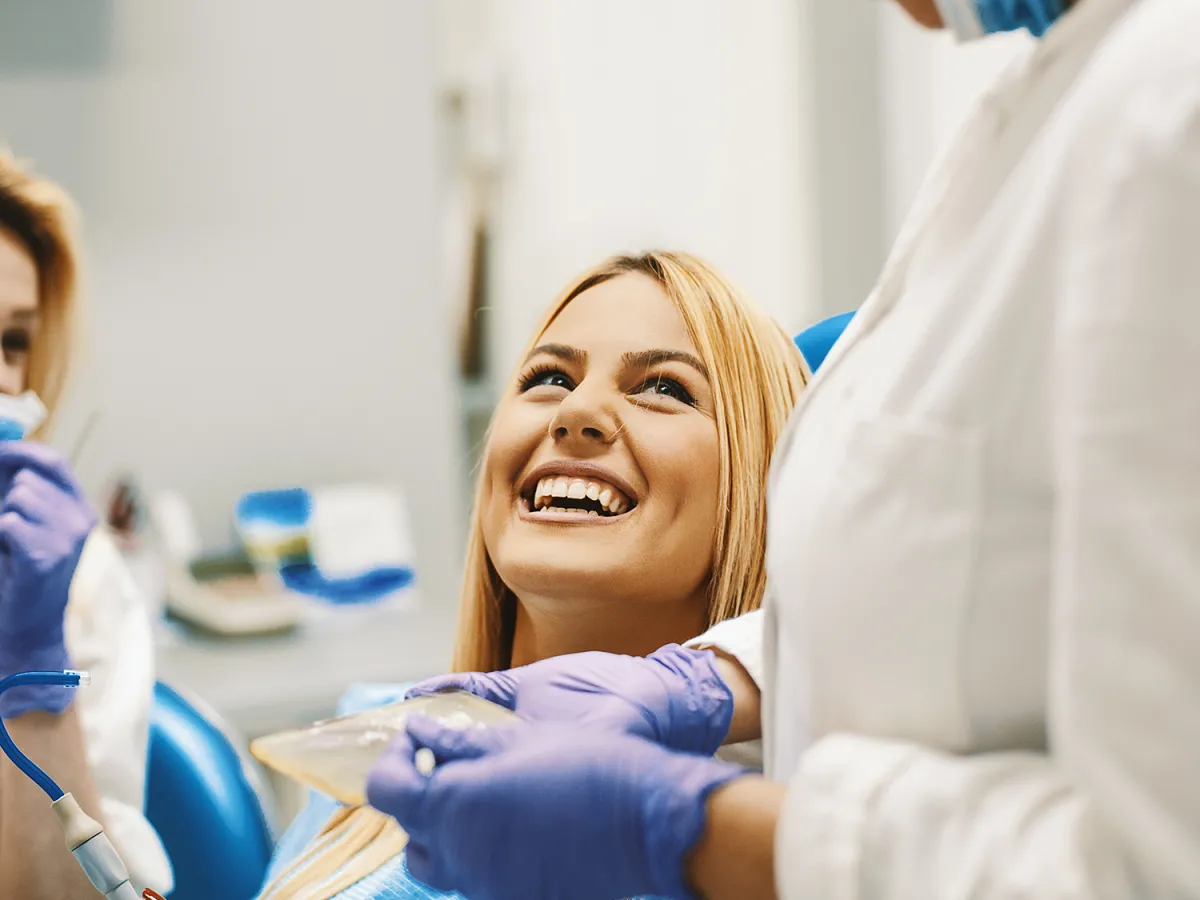 smiling patient